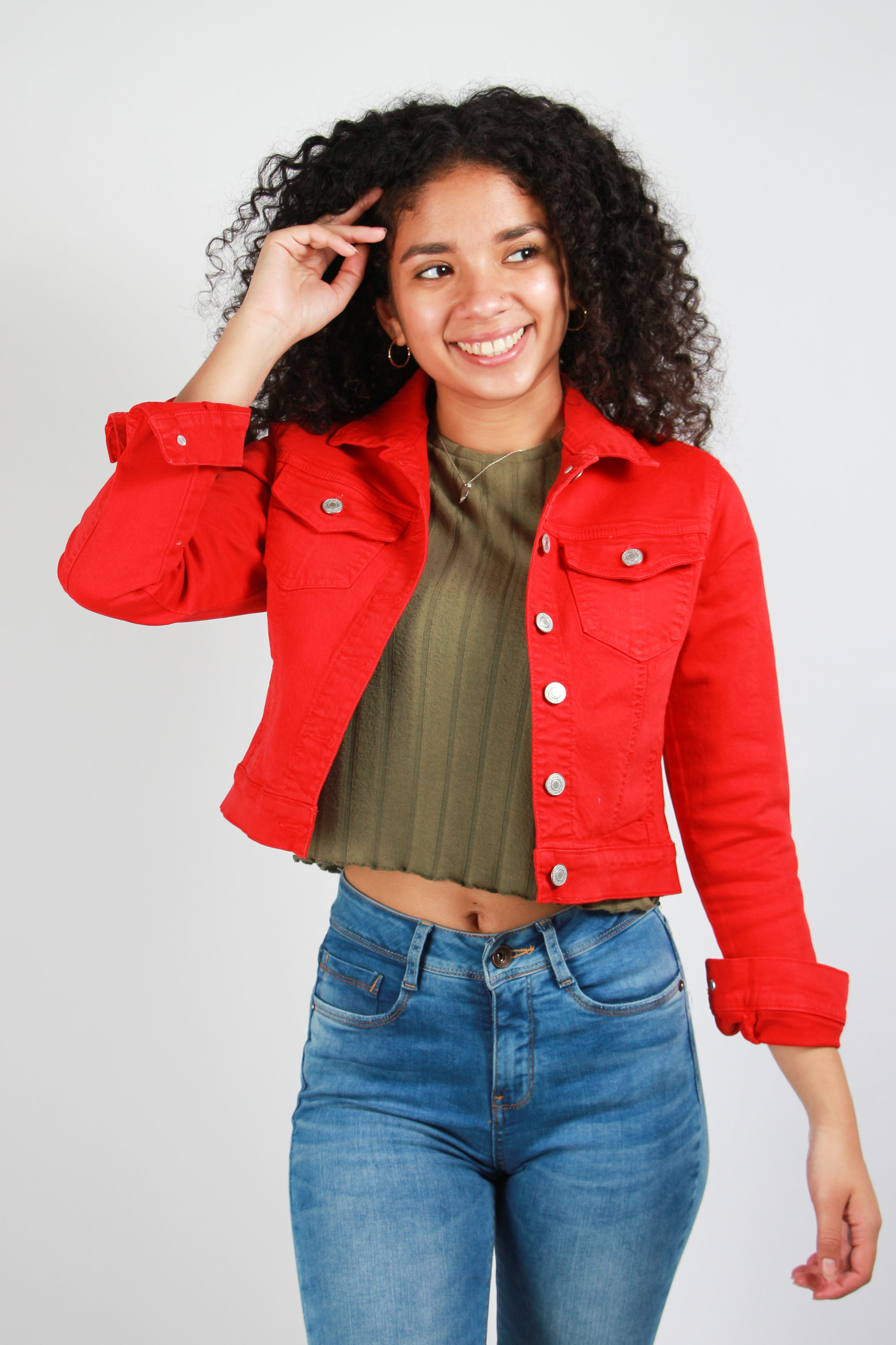Casaca Clasica Princesa Rojo