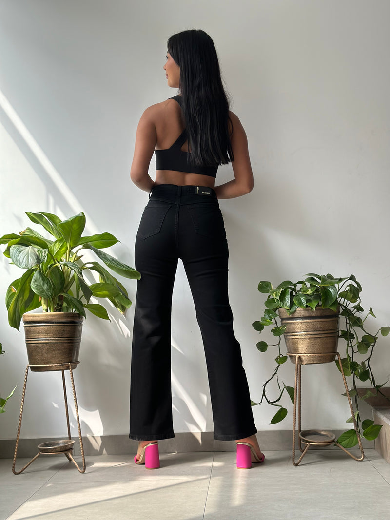 Pantalón Palazo Largo - Negro